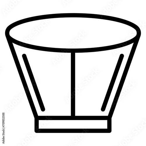 Dog Cone icon vector image. Can be used for Veterinary.