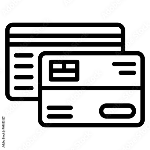 Credit Card icon vector image. Can be used for Crisis Mangement.