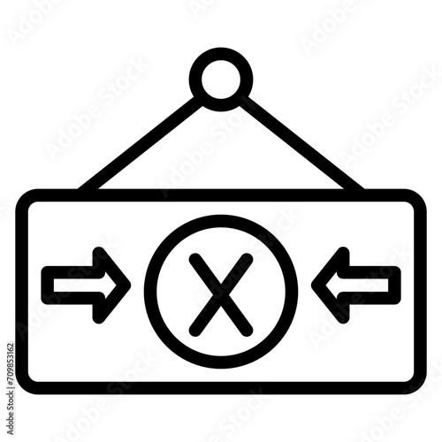 Dismiss icon vector image. Can be used for Crisis Mangement.