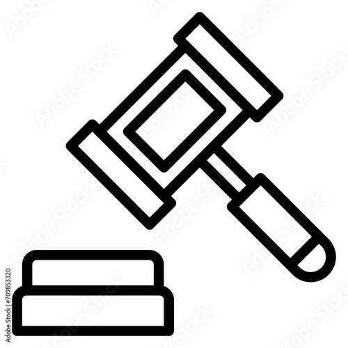 Auction icon vector image. Can be used for Compliance And Regulation.
