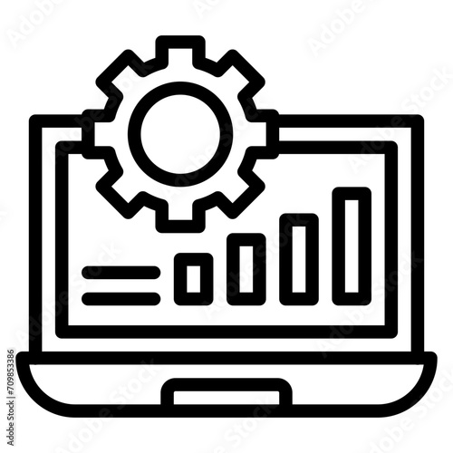 Data Processor icon vector image. Can be used for Compliance And Regulation.