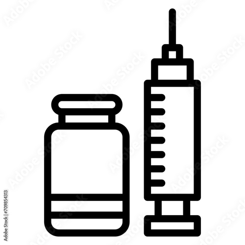 Botox icon vector image. Can be used for Cosmetology.