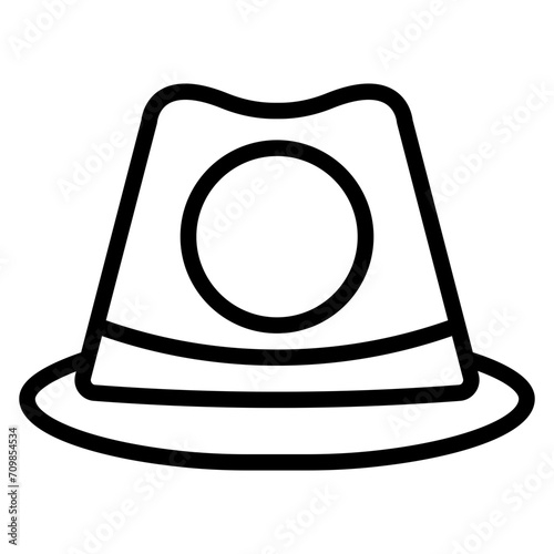Detective Hat icon vector image. Can be used for Crime Investigation.
