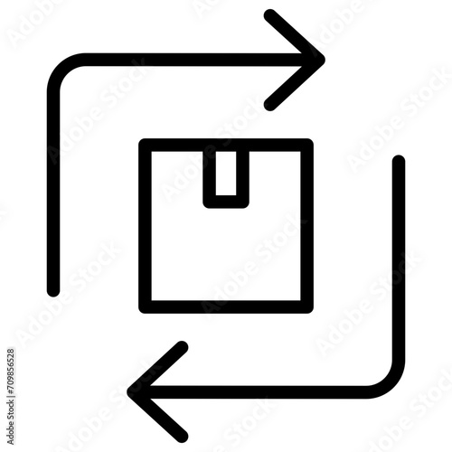 Exchange icon vector image. Can be used for Online Store.