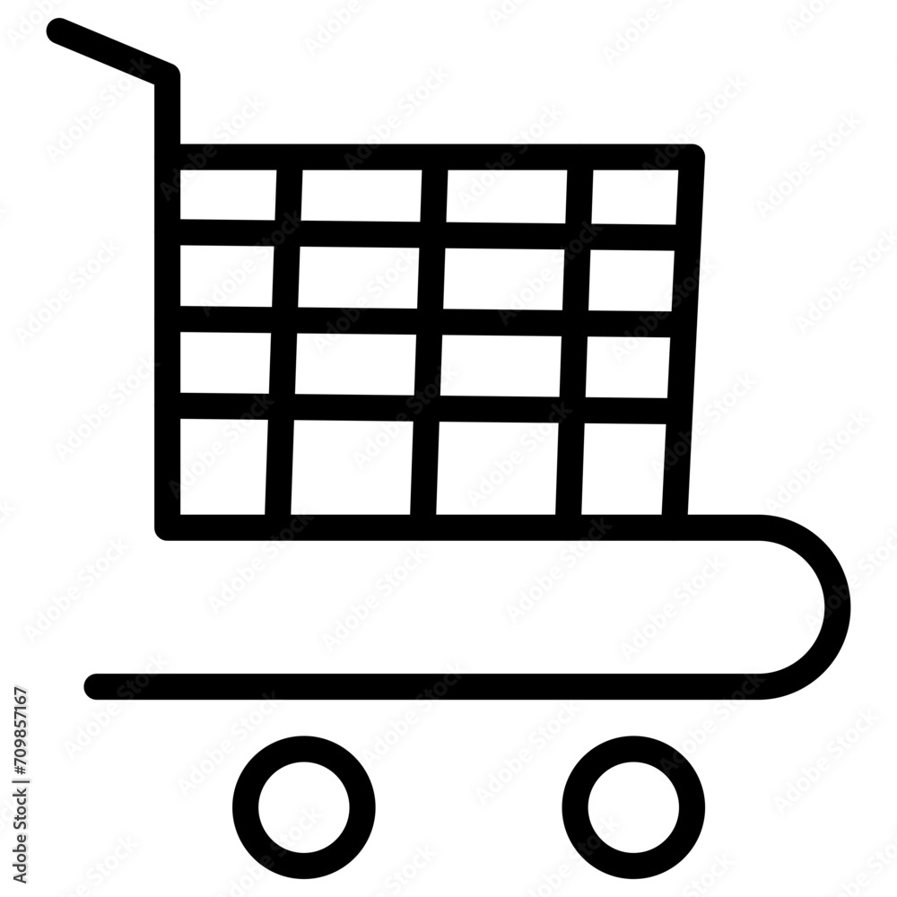 My Cart icon vector image. Can be used for Digital Retail. My Cart icon vector image. Can be used for Digital Retail.