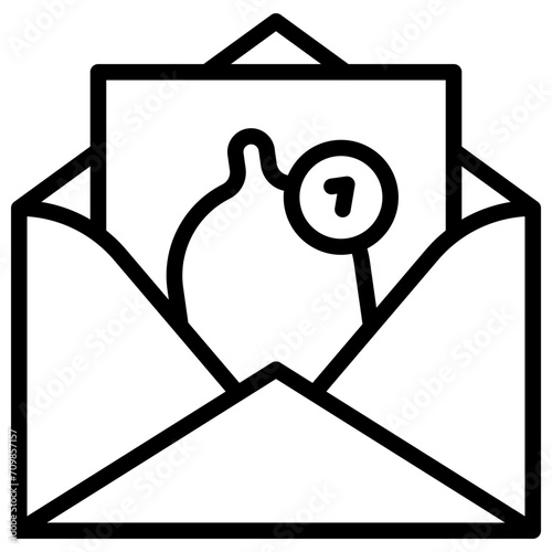Email Notifications icon vector image. Can be used for Digital Retail.