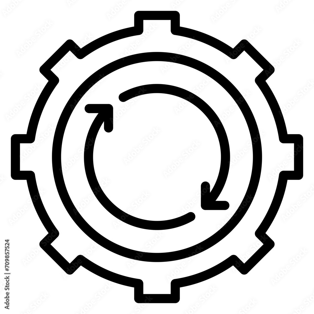 Synchronized Progress icon vector image. Can be used for Teamwork. Synchronized Progress icon vector image. Can be used for Teamwork.