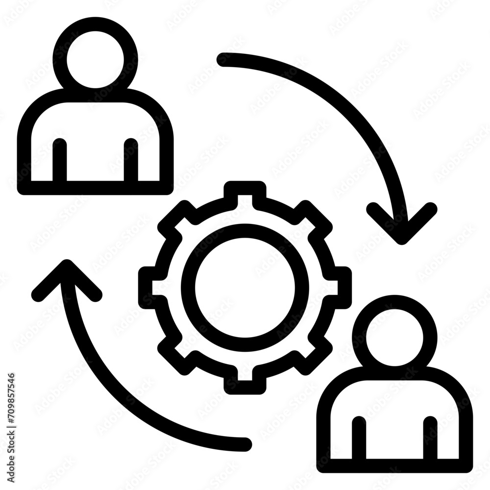 Synergy icon vector image. Can be used for Teamwork. Synergy icon vector image. Can be used for Teamwork.