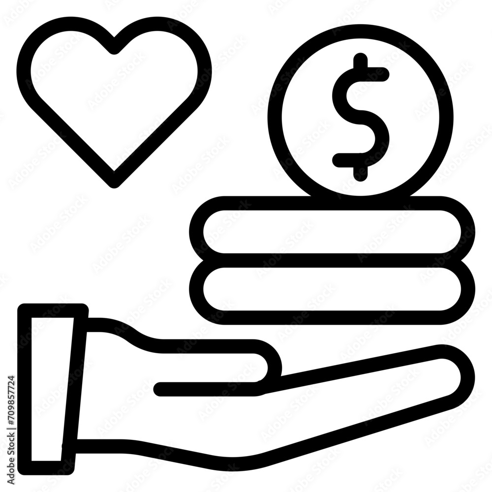 Altruism icon vector image. Can be used for Core Values. Altruism icon vector image. Can be used for Core Values.