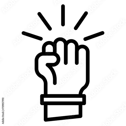 Empowerment icon vector image. Can be used for Core Values.
