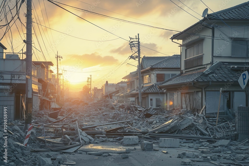 日本の災害のイメージ写真(地震・津波・復興) Stock-Foto | Adobe Stock