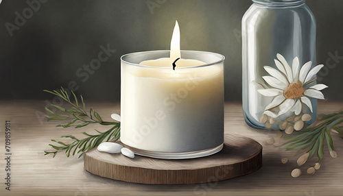 Candle mockup