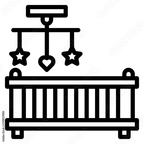 Lullaby icon vector image. Can be used for Daycare.