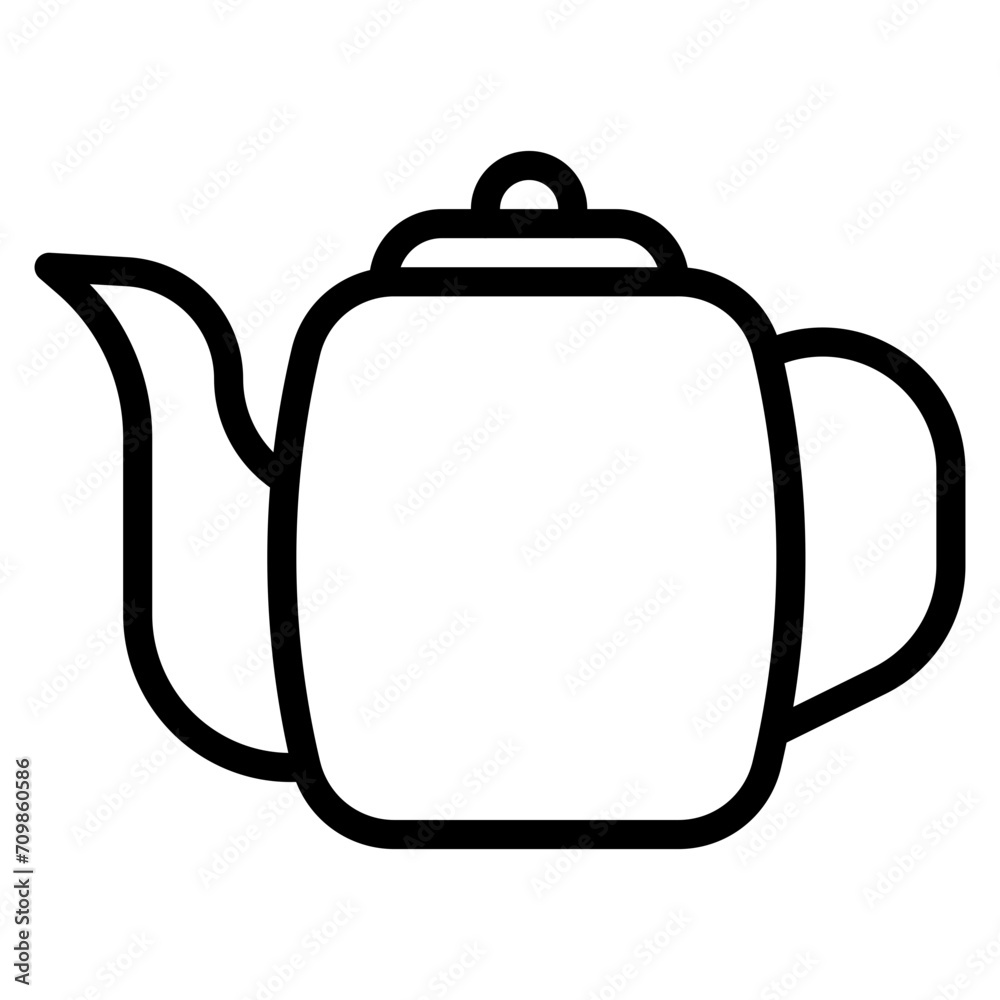 Tea Pot icon vector image. Can be used for Brunch. Tea Pot icon vector image. Can be used for Brunch.