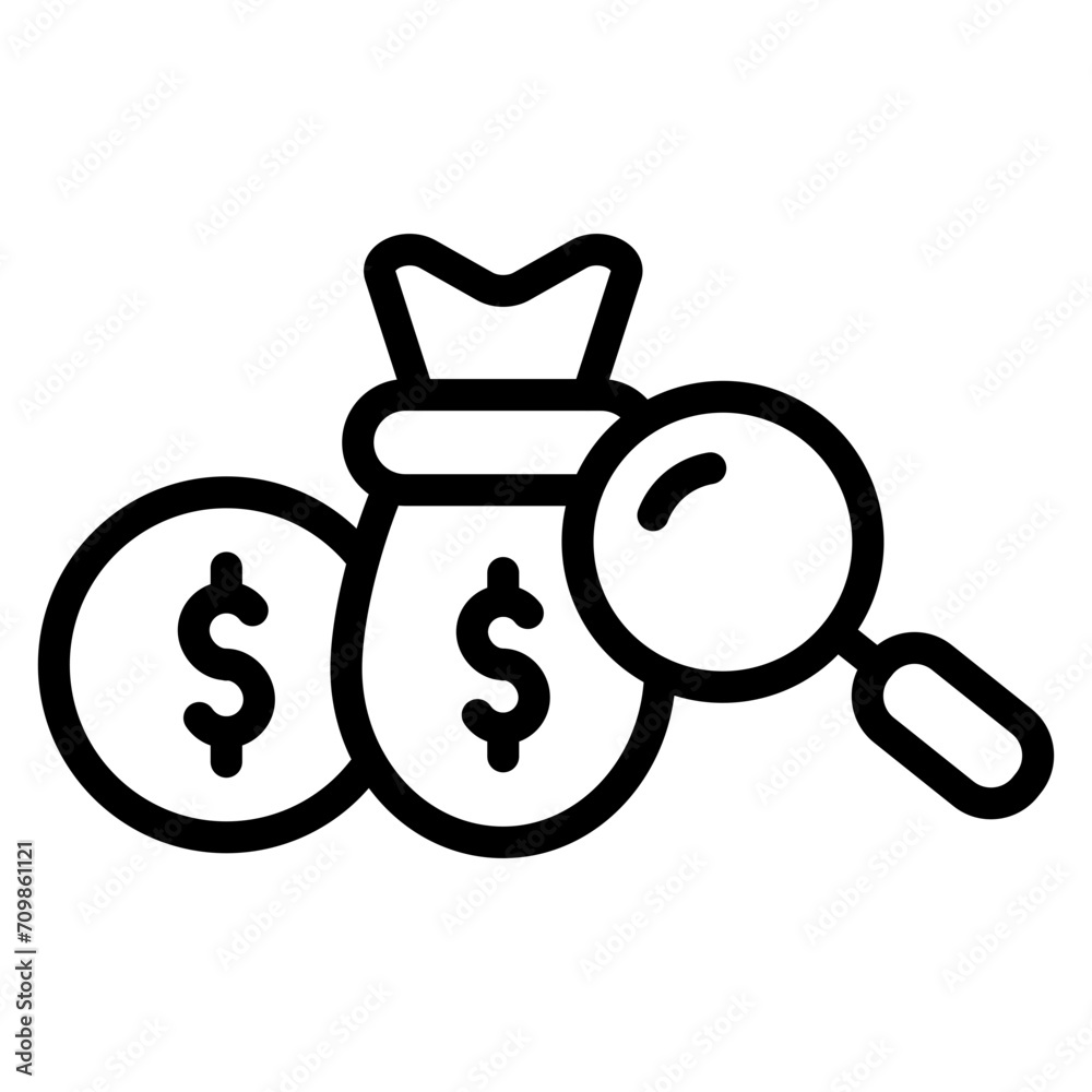 Asset Inspection icon vector image. Can be used for Business Audit. Asset Inspection icon vector image. Can be used for Business Audit.