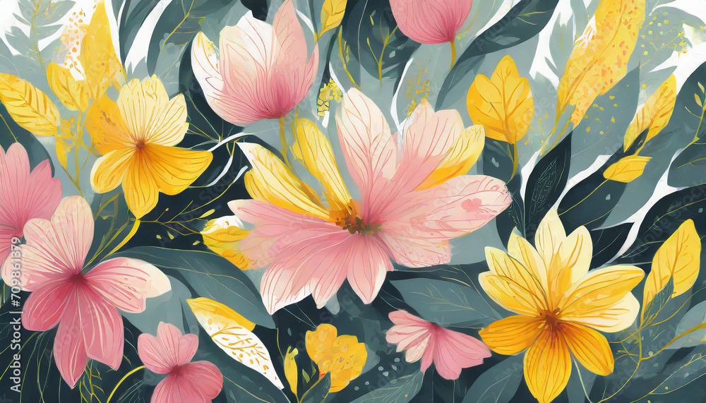 floral background floral background