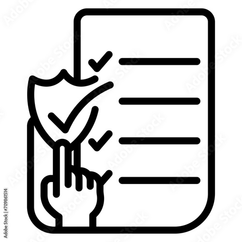 Regulatory Compliance icon vector image. Can be used for Business Audit.