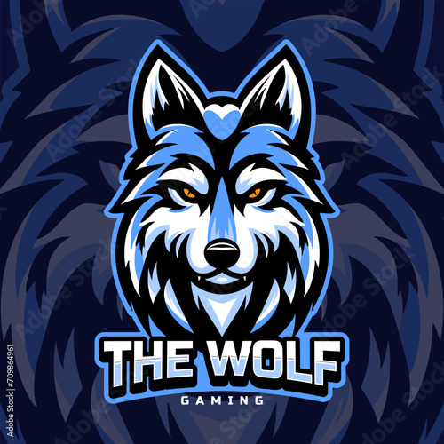 Animal vector esport logo illustration. Mascot design, jersey