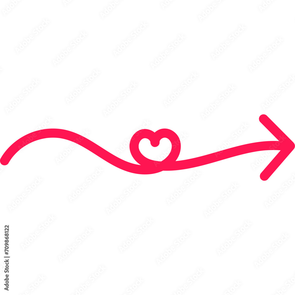 Valentine Doodle Arrow Valentine Doodle Arrow