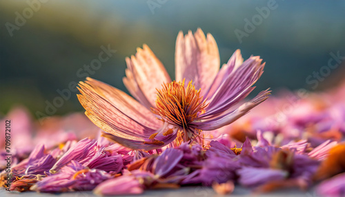 Dried galsang flower petal photo