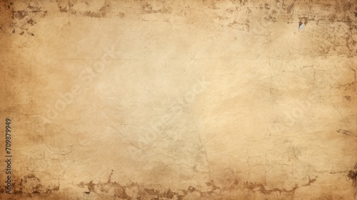 Old vintage paper texture banner background. Brown paper photo