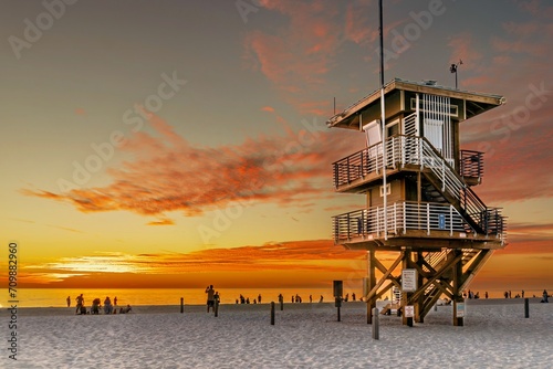 Lifeguard Tower - Manatee County Beach