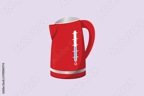 Household appliances concept. Colored flat vector illustration isolated.