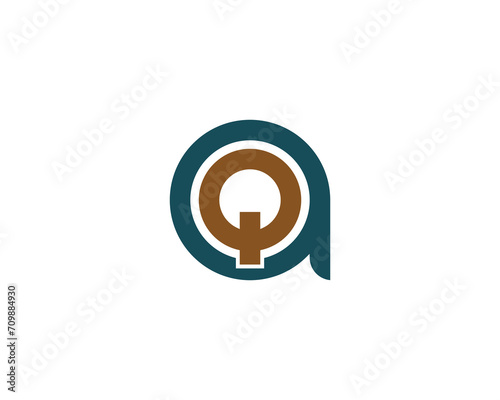 AQ QA LOGO DESIGN VECTOR TEMPLATE