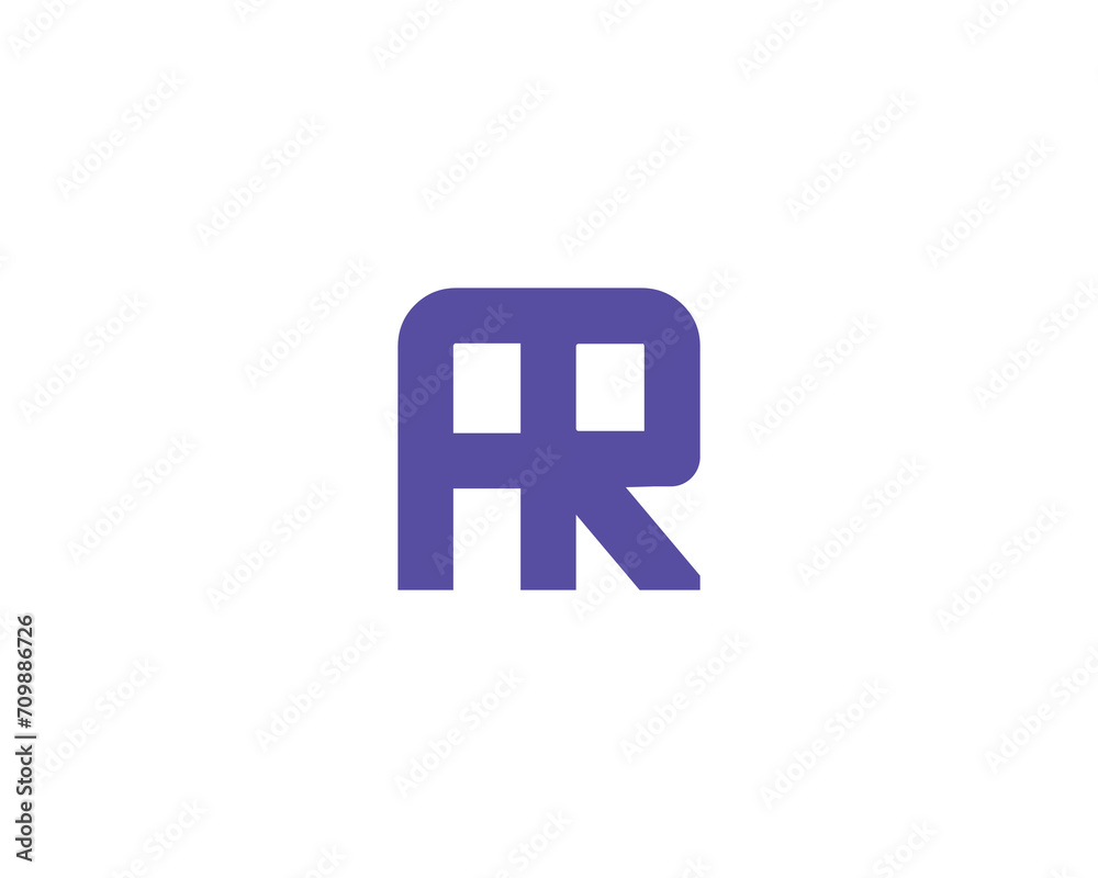 Fototapeta premium AR LOGO DESIGN VECTOR TEMPLATE