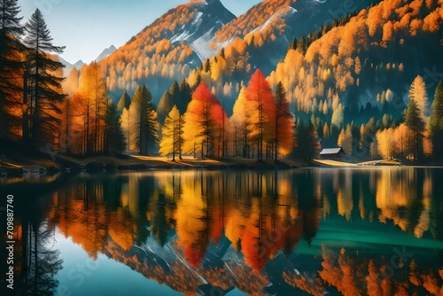 sunset in the mountains