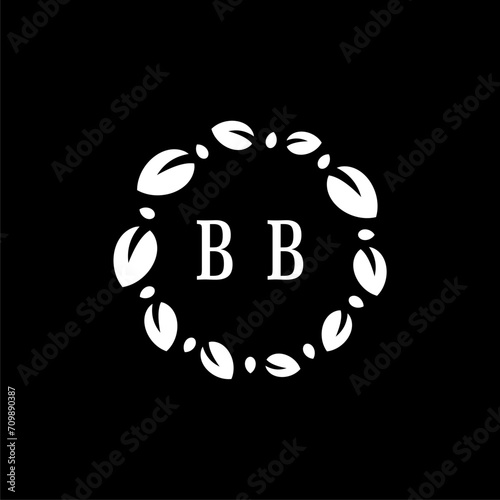 BB Initials Letter Nature Logo Vector Art Icons and Graphics 