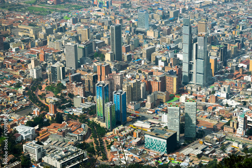 city skyline at day light Bogotá Colombia