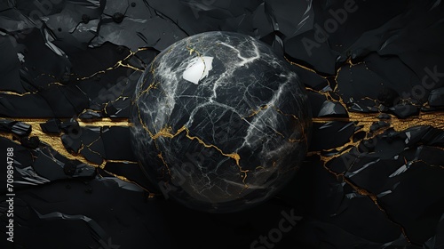black marble ball