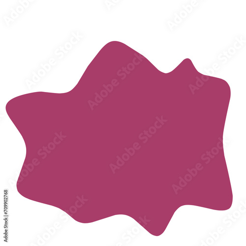 Pink blob shape