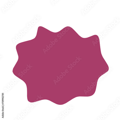 Pink blob shape