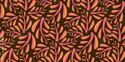 Stylish organic background. Seamless pattern.Vector. スタイリッシュ有機的パターン 