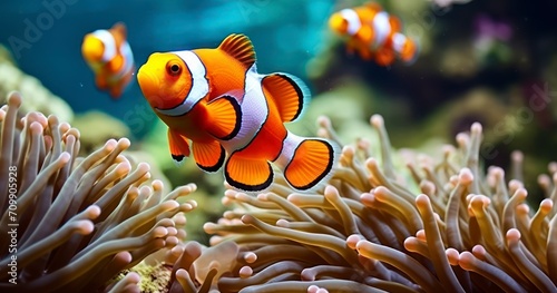The Charming World of Clownfish and Anemones in Tropical Reefs © Lifia