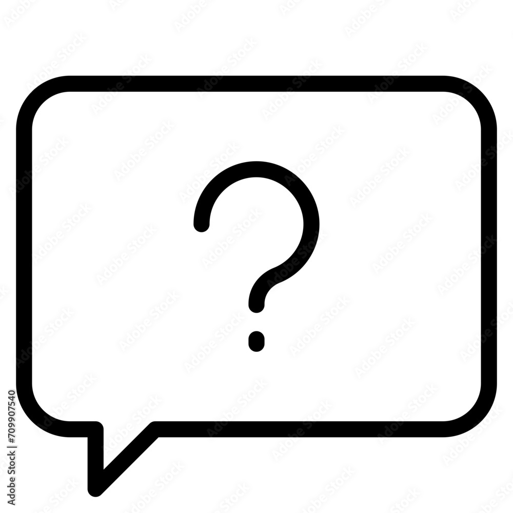 Naklejka premium Question Mark