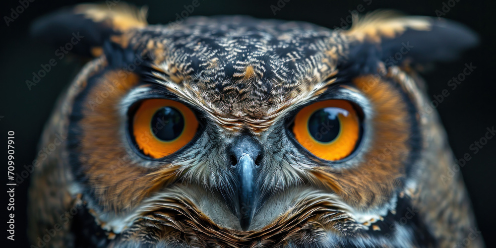 close up of an owl close up of an owl