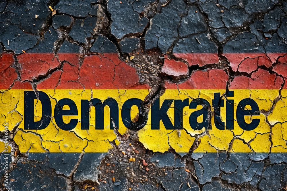 custom made wallpaper toronto digitalVerletzliche Demokratie in Deutschland - Symbolbild