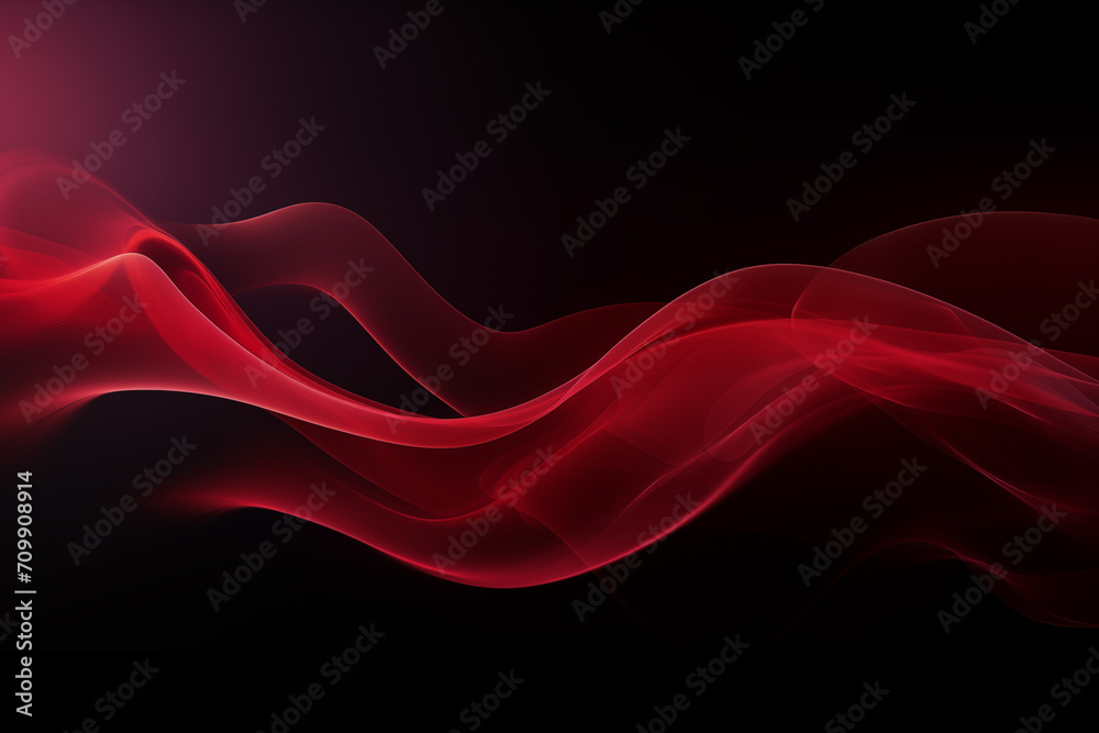 Obraz premium Abstract background of beautiful red smoke