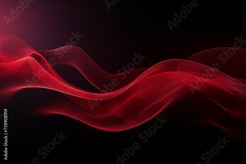 Abstract background of beautiful red smoke
