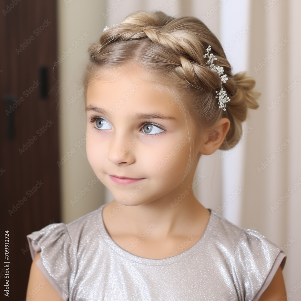 portrait of a little girl