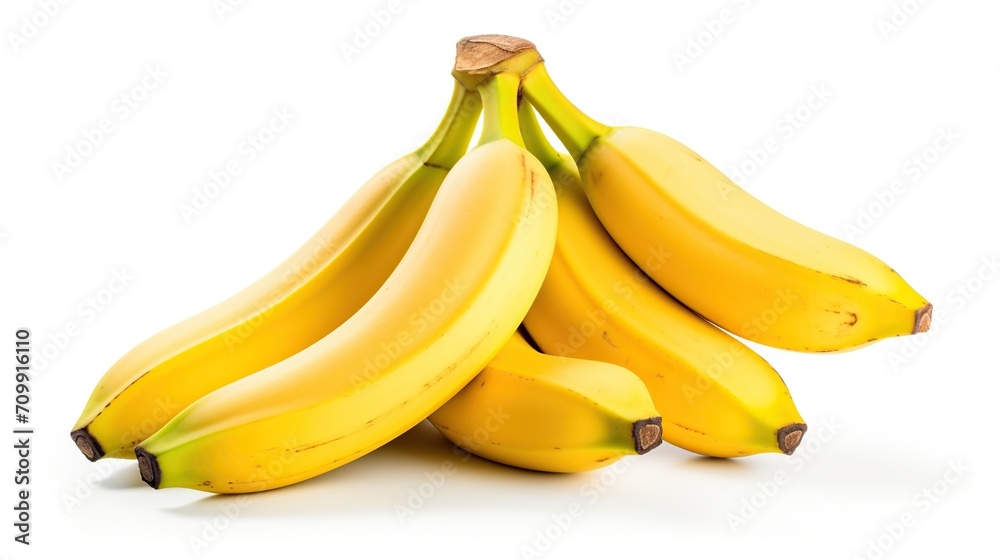 banana fruit on a white background