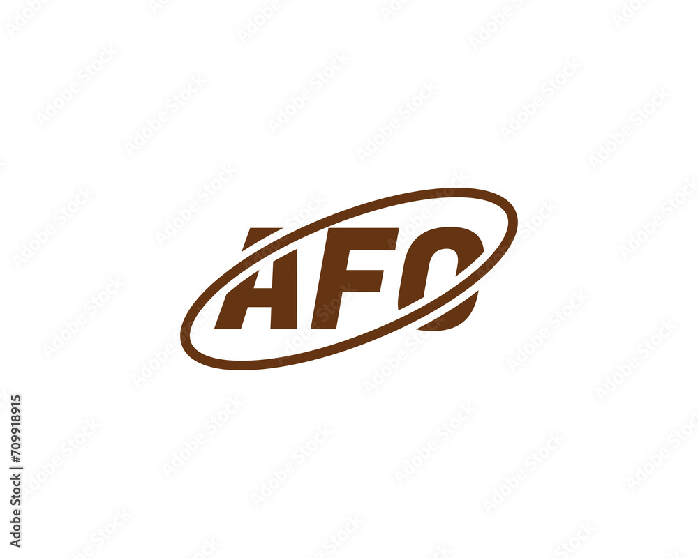 AFO LOGO DESIGN VECTOR TEMPLATE AFO LOGO DESIGN VECTOR TEMPLATE