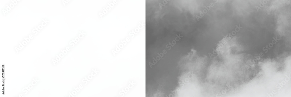 Fog transparent background. Fog png.  Clouds cloud png. Floating white fog effect. Cloud frame border. Fog cloud texture. Black clouds. Black smoke isolated on background