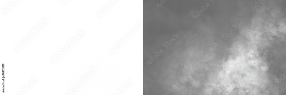 Fog transparent background. Fog png.  Clouds cloud png. Floating white fog effect. Cloud frame border. Fog cloud texture. Black clouds. Black smoke isolated on background