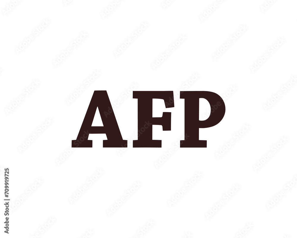 AFP LOGO DESIGN VECTOR TEMPLATE AFP LOGO DESIGN VECTOR TEMPLATE