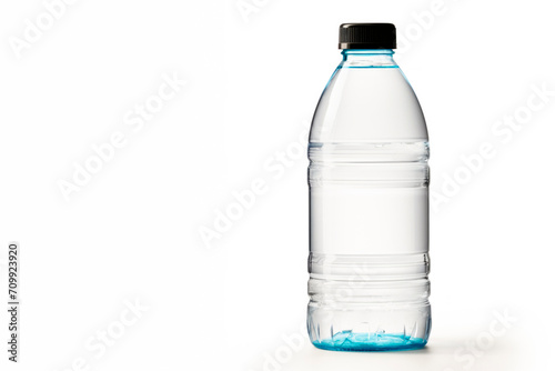 bottle of water isolated on white