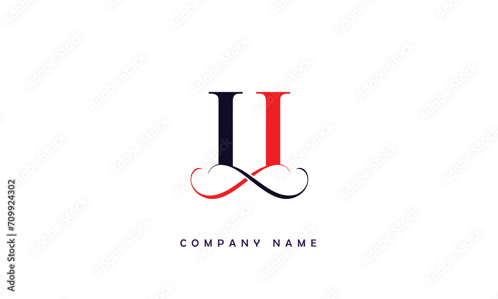 LL, LL Abstract Letters Logo Monogram LL, LL Abstract Letters Logo Monogram